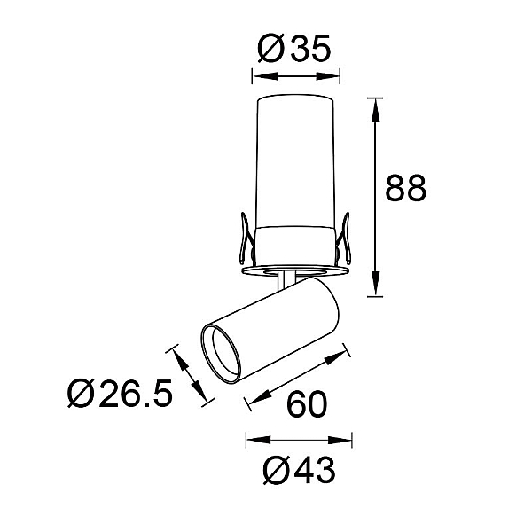 Встраиваемый светильник Mantra GARDA 9137