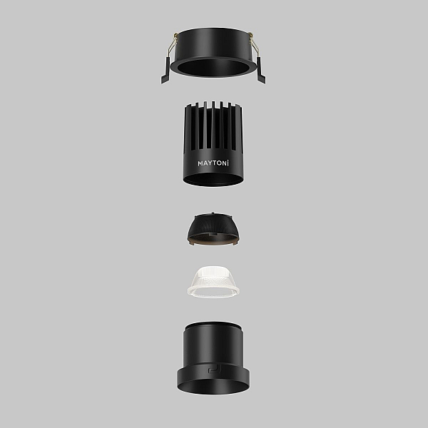 Встраиваемый светильник Maytoni Technical Dip DL118-15W-4K-B