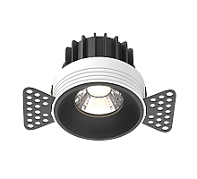 Встраиваемый светильник Maytoni Round DL058-12W4K-TRS-B