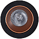 Встраиваемый светильник Reluce 16085-9.0-001PT MR16 BK+ROSE GD