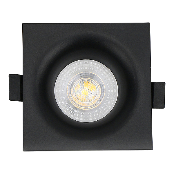 Встраиваемый светильник General GCL-MR16-SQ-BLACK 661289