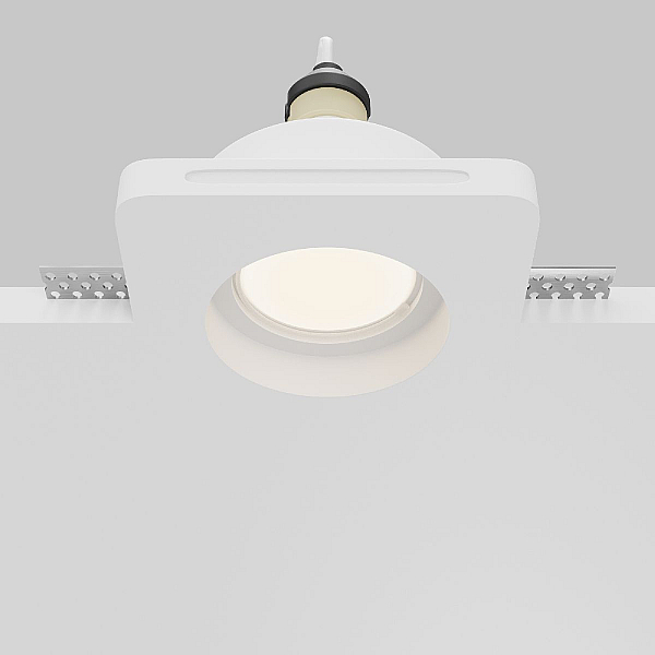 Встраиваемый светильник Maytoni Technical Gyps Modern DL002-GU10-01-W