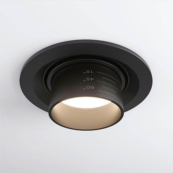 Встраиваемый светодиодный светильник Elektrostandard 9920 LED 15W 4200K черный 4690389162879