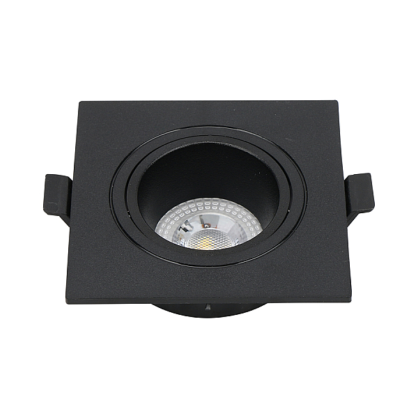 Встраиваемый светильник General GCL-MR16-SQ-BLACK 661283