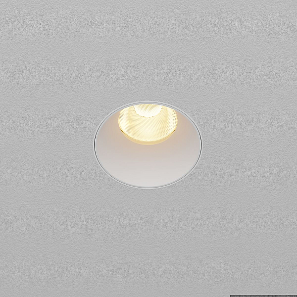 Встраиваемый светильник Maytoni Dip DL119-10W-2.7K-TRS-W