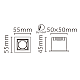 Встраиваемый светильник Fiberli XL003-1T 12130301