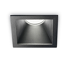 Встраиваемый светодиодный светильник Ideal Lux Game Square Black Black 192383