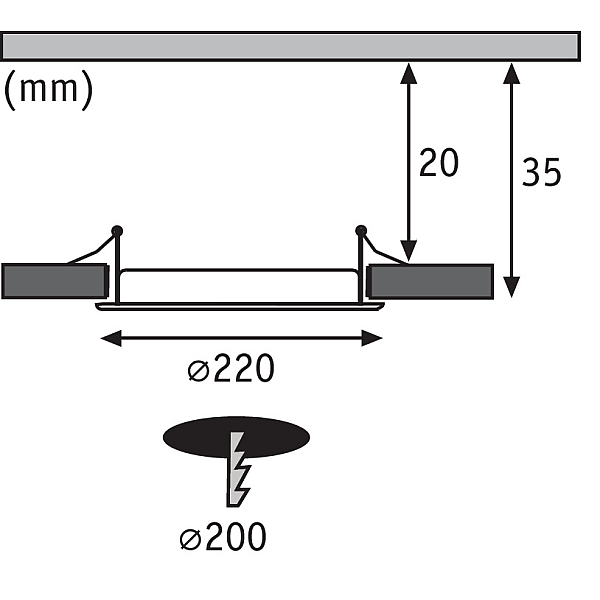 Встраиваемый светодиодный светильник Paulmann Quality Line Panel 92060