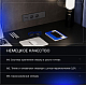 Выключатель встраиваемый Voltum S70 двухклавишный 10А, (графит) VLS020107