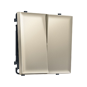 Комплект механизма 2-кл выключателя SIGMA Шёлк 10A-250V QUANT PRO Ambrella Volt MS543010 (SP5430, PR115)