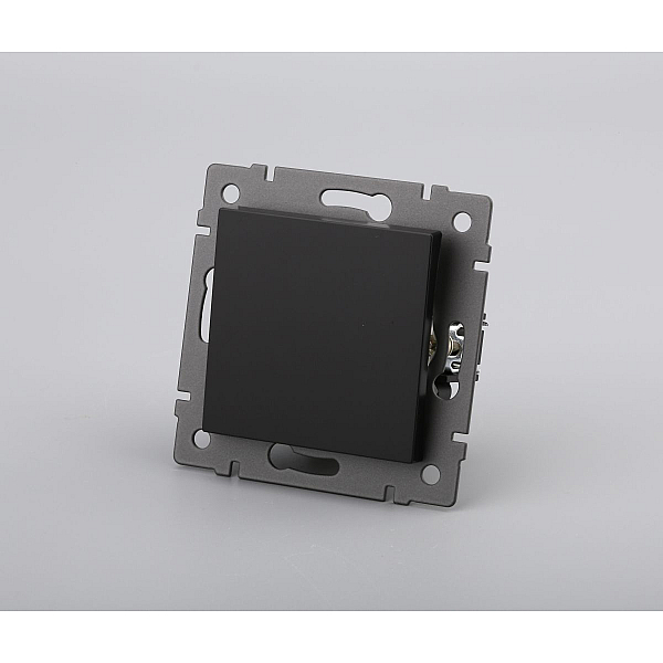 Механизм выключателя одноклавишный перекрёстный Arlight SWT-MKX1-PL-BK-V (250V, 10A) 049876