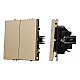Выключатель проходной 2 кл софт-тач золотой песок Arlight SWT-MKP2-SFPL-GD (250V, 10A) 054256(1)