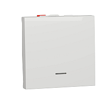 Переключатель одноклавишный с нейтралью Schneider Electric Unica New NU320318S