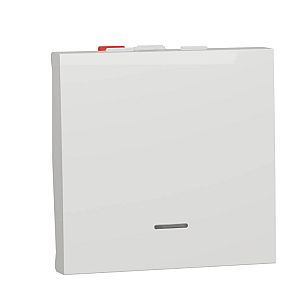 Переключатель одноклавишный с нейтралью Schneider Electric Unica New NU320318S