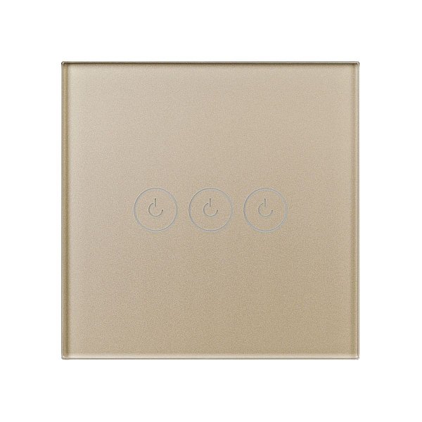 Выключатель сенсорный Arlight SWT-OMALI-S03-ZB-GD (250V, 10A, Zigbee) 050048