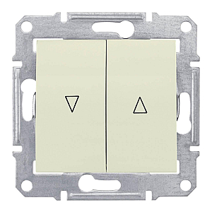 Выключатель для жалюзи злектрическая блокировка Schneider Electric Sedna SDN1300147