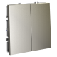 Выключатель двухклавишный Voltum S70 VLS020104