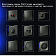 Проходной переключатель встраиваемый Voltum S70 одноклавишный с подсветкой 10А, (титан) VLS010406