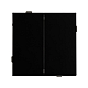 Механизм выключателя двухклавишный проходной Arlight SWT-TENDO-MKP2-PL-BK (230V, 10A) 054067