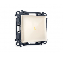 Комплект механизма 1-кл проходного выключателя с подсветкой Ambrella Volt Alfa MA302030