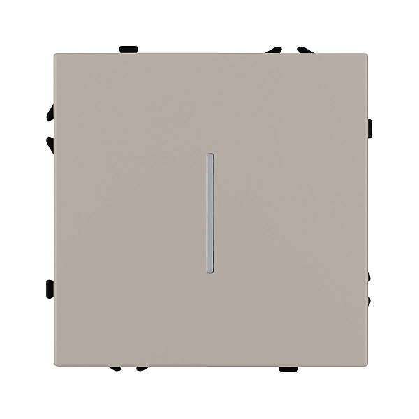 Выключатель звонковый 1 кл подсветка софт-тач кашемир Arlight SWT-MKR1-SFPL-L-CA (250V, 10A) 061783(1)