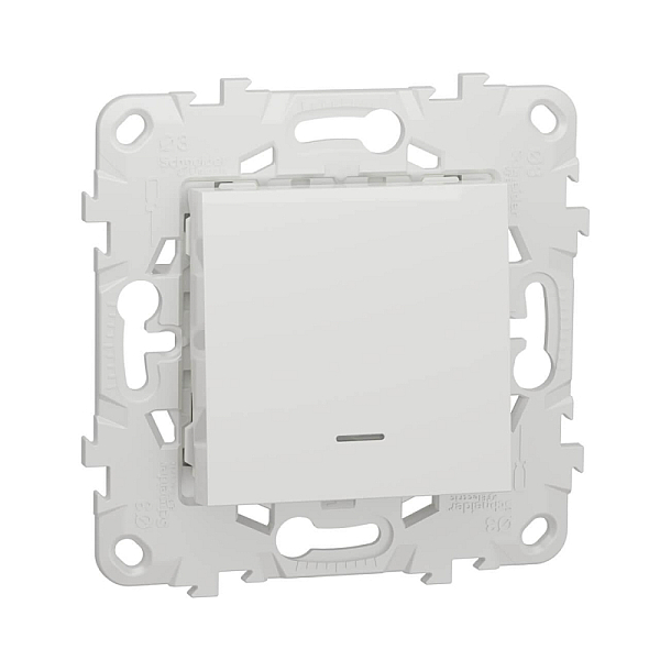 Переключатель одноклавишный Schneider Electric Unica New NU520318N