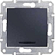 Выключатель одноклавишный с красной подсветкой Schneider Electric Sedna 10A 250V SDN0400370