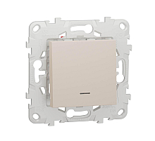Переключатель одноклавишный перекрестный с подсветкой Schneider Electric Unica New NU520544N