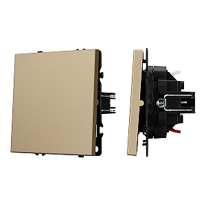 Механизм звонкового выключателя Arlight SWT-NOBE-MKR1-SFPL-GD (230V, 10A) (Золотой песок) 054271(1)