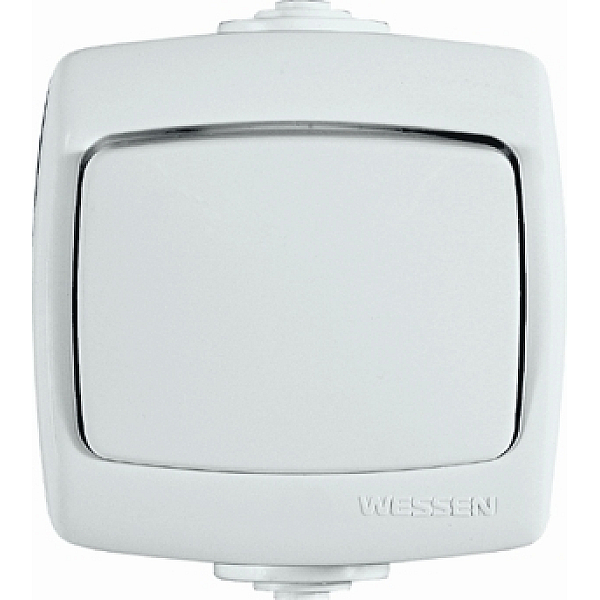 Выключатель 1-клавишный Schneider Electric Рондо VA66-102B-BI