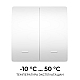 Выключатель кинетический 2кл., IP44, 2,4 ГГц, Smart, бел. Apeyron 04-72