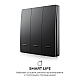 Выключатель кинетический 3кл., IP44, 2,4 ГГц, Smart, чер. Apeyron 04-83