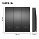 Выключатель кинетический 3кл., IP44, 2,4 ГГц, Smart, чер. Apeyron 04-83