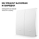 Выключатель кинетический 2кл., IP44, 2,4 ГГц, Smart, бел. Apeyron 04-72
