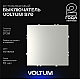 Выключатель встраиваемый Voltum S70 одноклавишный 10А, (сталь) VLS010105