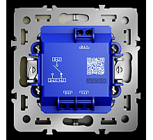Выключатель встраиваемый Voltum S70 для жалюзи 10А, (шелк) VLS020704