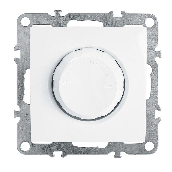 Выключатель диммирующий (механизм), Stekker, PSW10-9106-01, 250В, 650W Эрна, белый 39313