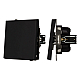 Механизм выключателя одноклавишный проходной Arlight SWT-TENDO-MKP1-SFPL-BK (230V, 10A) 054579