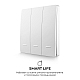 Выключатель кинетический 3кл., IP44, 2,4 ГГц, Smart, бел. Apeyron 04-73