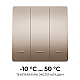 Выключатель кинетический 3кл., IP44, 2,4 ГГц, Smart, беж. Apeyron 04-77