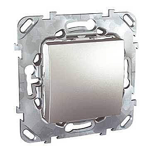 Выключатель одноклавишный Schneider Electric Unica 10AX 250V MGU5.201.30ZD