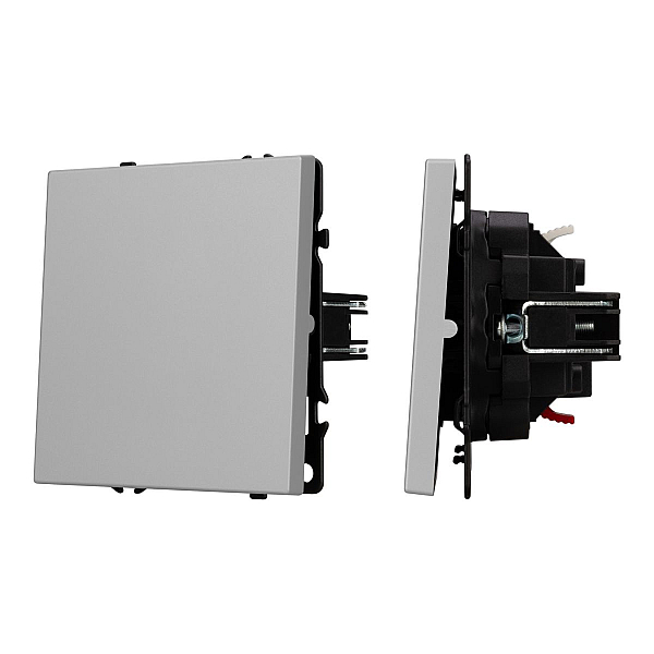 Выключатель проходной 1 кл софт-тач никель Arlight SWT-MKP1-SFPL-IS (250V, 10A) 059433(1)