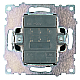 Переключатель двухклавишный Stekker Катрин GLS10-7107-05 черный 49167