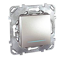 Выключатель одноклавишный с подсветкой Schneider Electric Unica MGU5.201.30NZD
