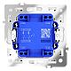 Выключатель встраиваемый Voltum S70 двухклавишный 10А, (кашемир) VLS020103