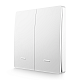 Выключатель кинетический 2кл., IP44, 2,4 ГГц, Smart, бел. Apeyron 04-72