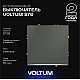 Выключатель встраиваемый Voltum S70 одноклавишный с подсветкой 10А, (титан) VLS010206