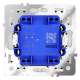 Выключатель двухклавишный с подсветкой Voltum S70 VLS020202