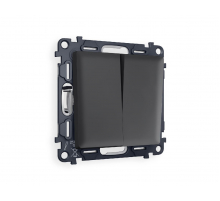 Комплект механизма 2-кл выключателя Ambrella Volt Alfa MA903010