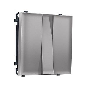 Комплект механизма 3-кл выключателя SIGMA Сталь матовый 10A-250V QUANT PRO Ambrella Volt MS505010 (SP5050, PR133)